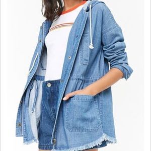 Never been worn Forever 21 Denim Utility Jacket!